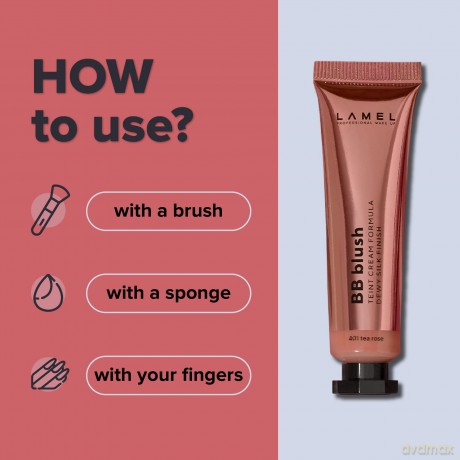 LAMEL Insta Kremowy Róż BB Blush nr 401 10 ml