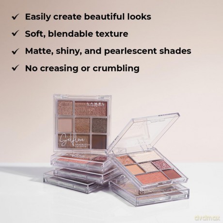 LAMEL Insta Paletka Cieni do powiek Selflove nr 402 8.5g