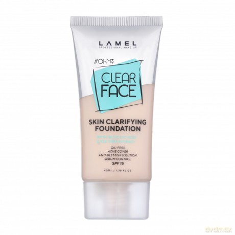 LAMEL OhMy Clear Face Podkład do twarzy nr 401 40 ml