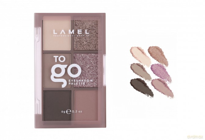 LAMEL OhMy Paletka cieni do powiek To Go Eyeshadow nr 401 6g