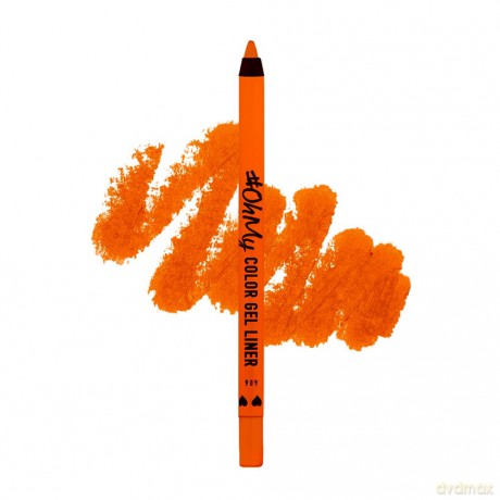 LAMEL OhMy Żelowa Kredka do oczu Color Gel Liner nr 406 - pomarańczowa 1.4g