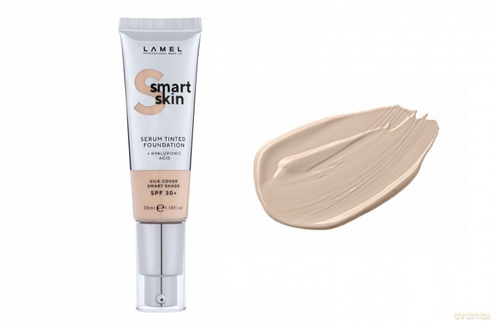 LAMEL Smart Skin Serum Tinted Foundation Podkład nawilżający z kwasem hialuronowym nr 401 Porcelain 35 ml