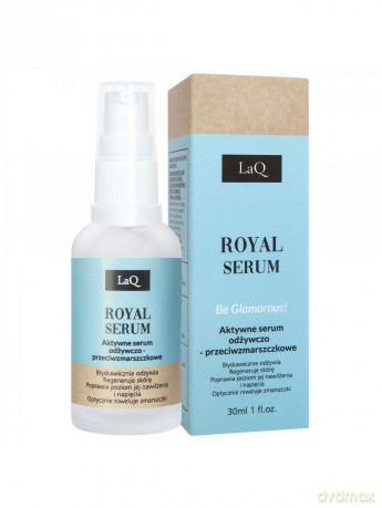 LaQ Royal Serum Aktywne Serum odżywczo - przeciwzmarszczkowe Be Glamorous! 30 ml