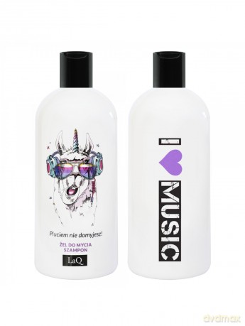 LaQ Żel do mycia i szampon do włosów 2w1 - LAMA 300 ml