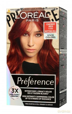 Loreal Preference Vivid Colors Farba do włosów nr 5.664 Cherry Red (Notting Hill)