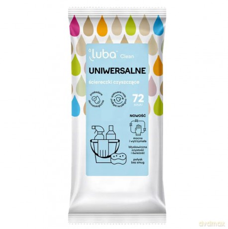 LUBA CLEAN uniwersalne ściereczki czyszczące 72 sz