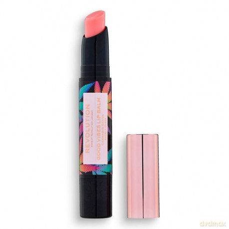 Makeup Revolution Good Vibes Lip Balm Balsam do ust z Cannabis Sativa Energy
