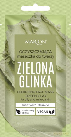 Marion Oczyszczająca Maseczka do twarzy - Zielona Glinka 8 ml