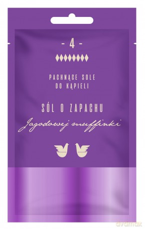 MARION Sól do kąpieli Jagodowa muffinka 40g