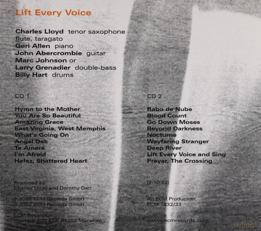Charles Lloyd: Lift Every Voice [2CD]