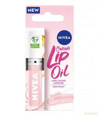 Nivea Caring Lip Oil Nawilżający Olejek do ust Clear Glow 5.5 ml