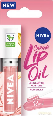 Nivea Caring Lip Oil Nawilżający Olejek do ust Rose 5.5 ml