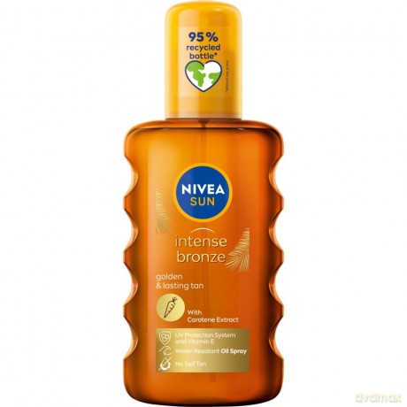 Nivea Sun Intense Bronze Karotenowy Olejek do opalania w sprayu 200 ml