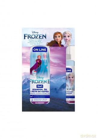 On Line Disney Zestaw prezentowy Frozen (żel 3w1 400 ml+ spray do włosów 200 ml)