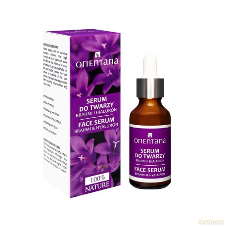 ORIENTANA Bio Serum do twarzy - Brahmi i Kwas Hialuronowy 30 ml