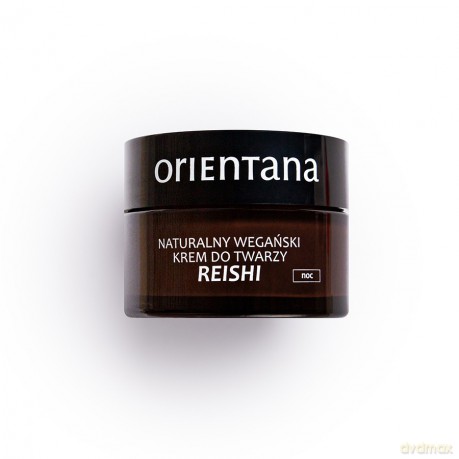 ORIENTANA Naturalny Wegański krem do twarzy na noc - REISHI 50 ml