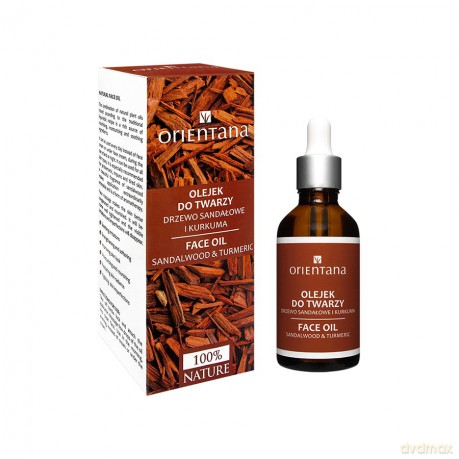 ORIENTANA Olejek do twarzy - Drzewo Sandałowe i Kurkuma 50 ml