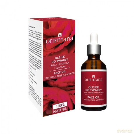 ORIENTANA Olejek do twarzy - Róża Japońska i Szafran 50 ml