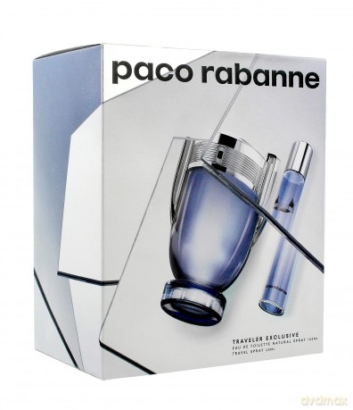 Paco Rabanne Invictus Zestaw prezentowy (woda toaletowa 100 ml+woda toaletowa 20 ml - travel)