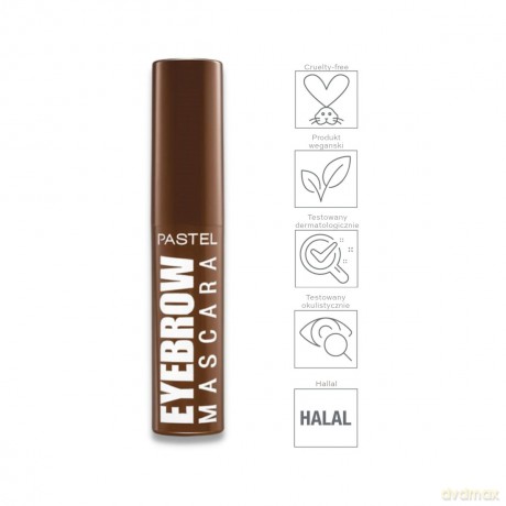 PASTEL Eyebrow Mascara do brwi nr 22 - Light Brown 4.2 ml