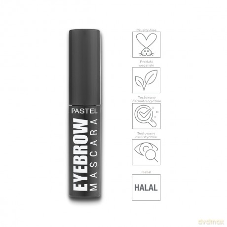 PASTEL Eyebrow Mascara do brwi nr 24 - Deep Brown 4.2 ml