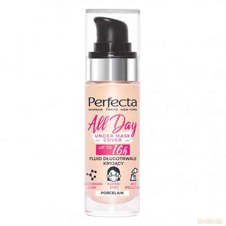 Perfecta All Day Under Mask Cover Podkład długotrwale kryjący - Porcelain 30 ml