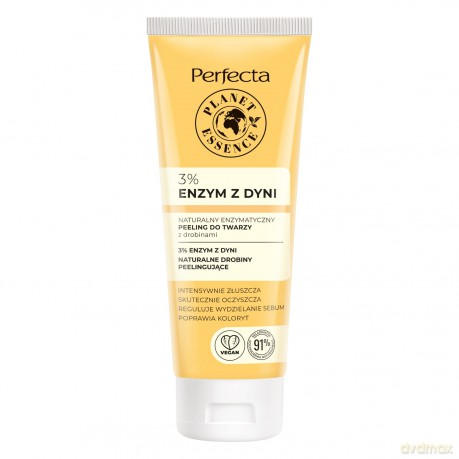 Perfecta Planet Essence Naturalny Enzymatyczny Peeling do twarzy z drobinami - 3% Enzym z Dyni 75 ml