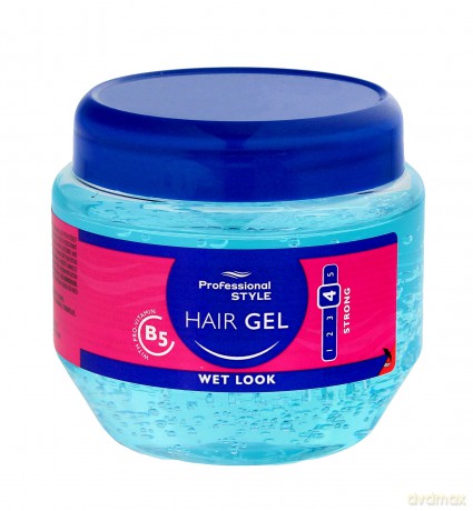 Professional Style Żel do włosów z Pro Witaminą B5 - Wet Look mocny 225 ml