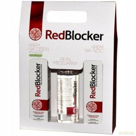 REDBLOCKER Zestaw,krem dzień+ krem noc+płyn mic.
