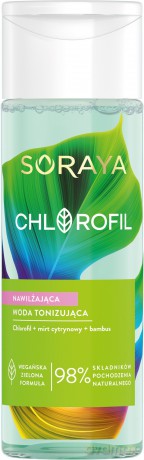 Soraya Chlorofil Nawilżająca Woda tonizująca do młodej cery 200 ml