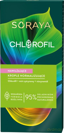 Soraya Chlorofil Nawilżające Krople normalizujące do młodej cery 30 ml