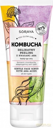 Soraya Kombucha Delikatny Peeling z kwasami AHA - każdy rodzaj cery 75 ml