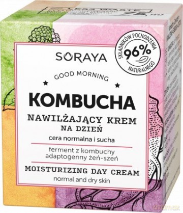 Soraya Kombucha Nawilżający Krem na dzień - cera normalna i sucha 75 ml