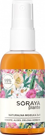 Soraya Plante Naturalna Mgiełka 3w1 - Konopie,Aloes,Zielona Herbata 50 ml