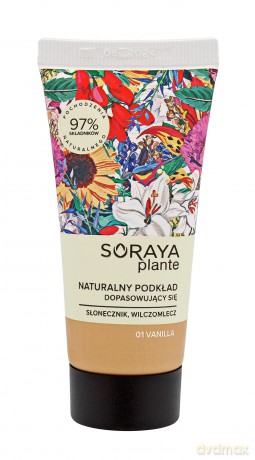 Soraya Plante Naturalny Podkład dopasowujący się nr 01 Vanilla 30 ml