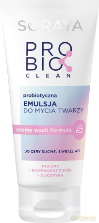 Soraya Probio Clean Probiotyczna Emulsja do mycia twarzy do cery suchej i wrażliwej 150 ml