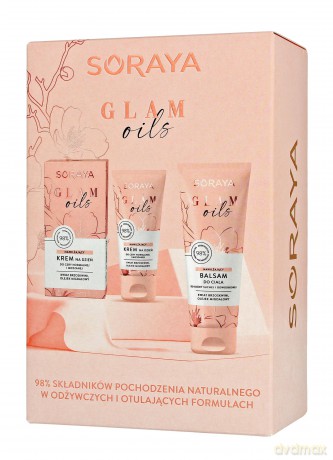 Soraya Zestaw prezentowy Glam Oils (Krem na dzień 50 ml+ Balsam do ciała 200 ml)