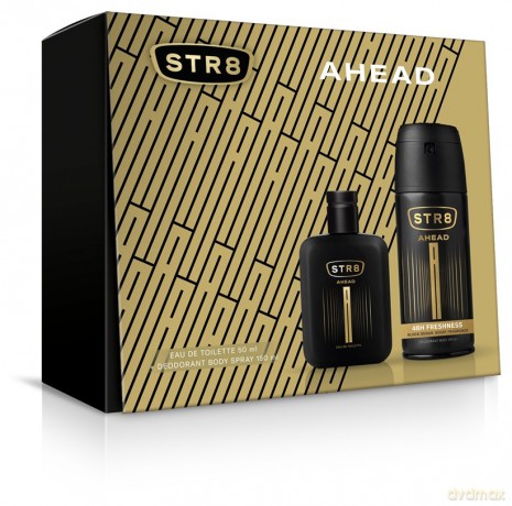 STR 8 Ahead Zestaw prezentowy (dezodorant spray 150 ml+woda toaletowa 50 ml)