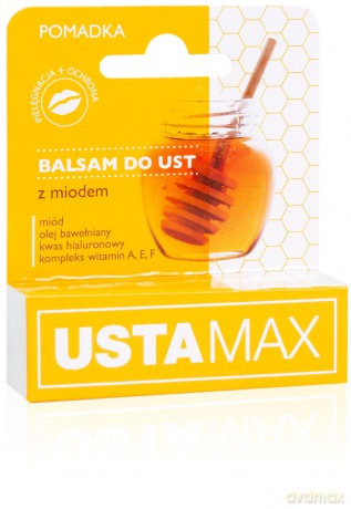 UstaMax Balsam do ust z miodem 4.9g