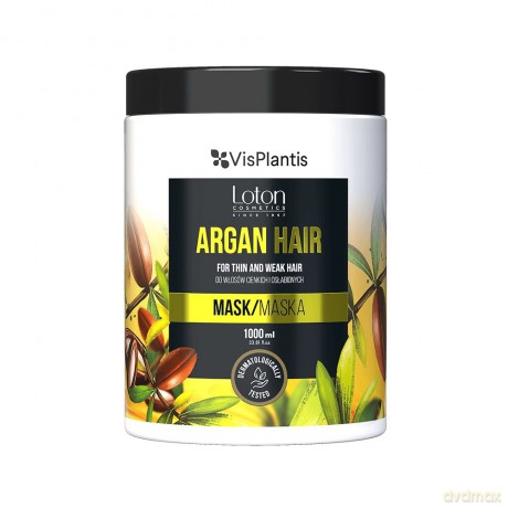 Vis Plantis Loton Maska z arganem do włosów cienkich i osłabionych - Argan Hair 1000 ml