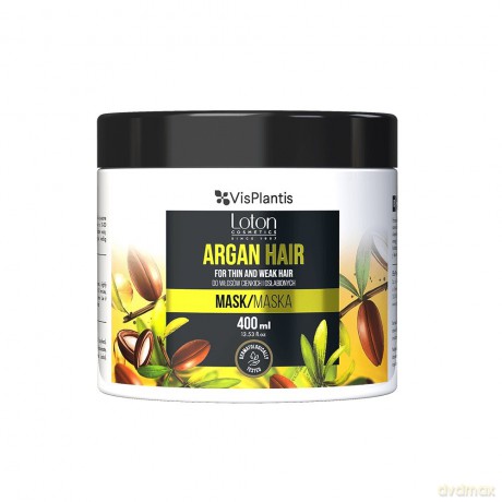 Vis Plantis Loton Maska z arganem do włosów cienkich i osłabionych - Argan Hair 400 ml