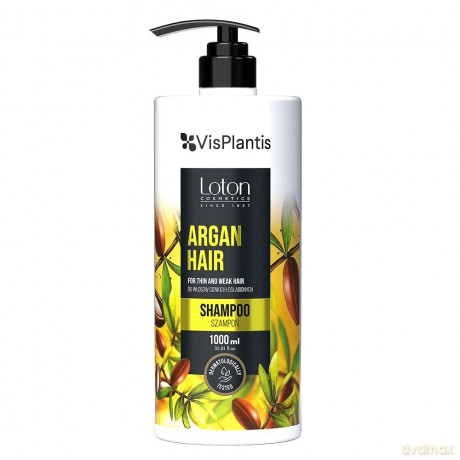 Vis Plantis Loton Szampon z arganem do włosów cienkich i osłabionych - Argan Hair 1000 ml