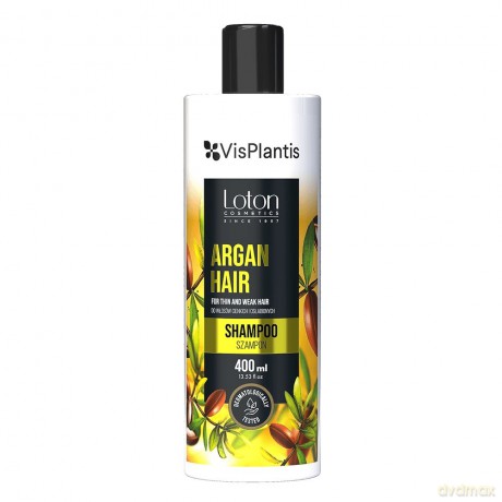 Vis Plantis Loton Szampon z arganem do włosów cienkich i osłabionych - Argan Hair 400 ml