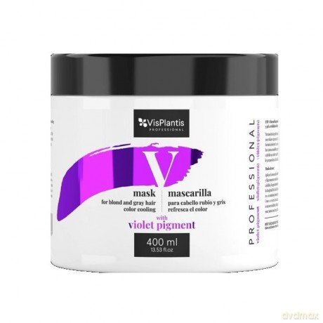Vis Plantis Professional Maska do włosów blond i siwych ochładzająca kolor - Color Pigment 400 ml