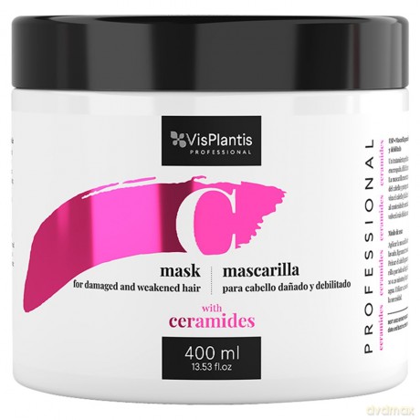 Vis Plantis Professional Maska do włosów zniszczonych i osłabionych z Ceramidami 400 ml