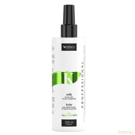 Vis Plantis Professional mleczko do włosów po keratynowym prostowaniu - Vegan Keratin 200 ml