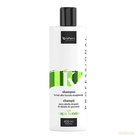 Vis Plantis Professional Szampon do włosów po keratynowym prostowaniu - Vegan Keratin 400 ml