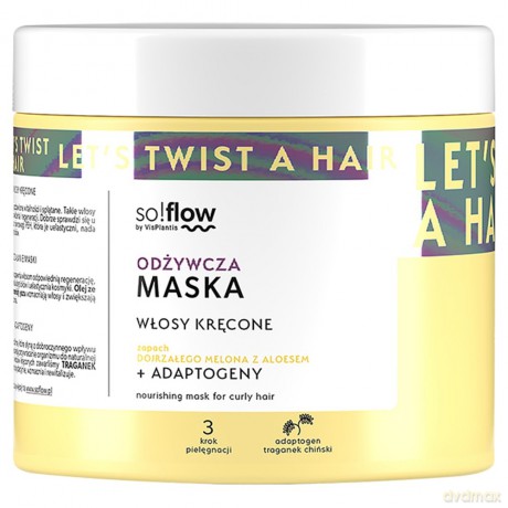 Vis Plantis So!Flow Odżywcza Maska - do włosów kręconych 400 ml