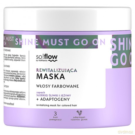 Vis Plantis So!Flow Rewitalizująca Maska - do włosów farbowanych 400 ml
