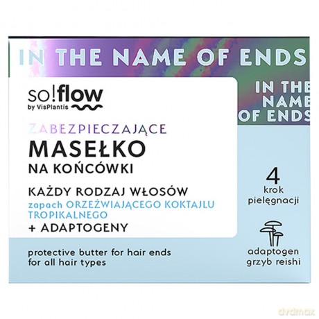 Vis Plantis So!Flow Zabezpieczające Masełko na końcówki - każdy rodzaj włosów 15 ml